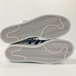 TEI【中古美品】 ADIDAS FV4977 PROMODEL アディダス プロモデル ホワイト ブルーライン 25.5cm 箱付き 〈161-230424-TS-9-TEI〉の画像6