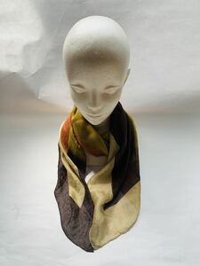 シルクスカーフ スカーフ　シルク　絹　大判　大判スカーフ　日本製　ノーブランド