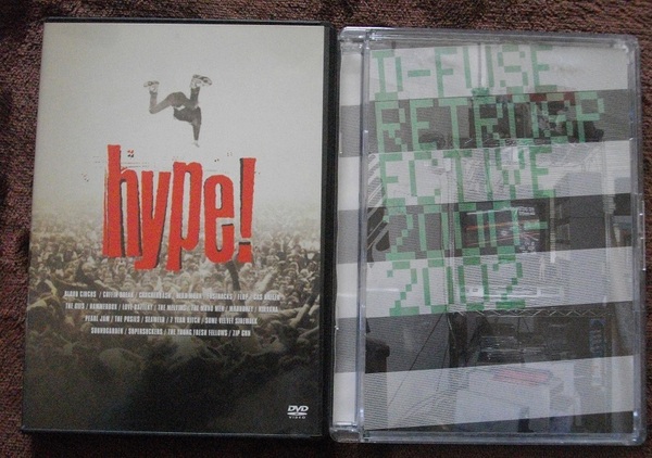 「ｈｙｐｅ！」「D-FUSE　Retrospective　2000－2002」 中古 DVD　　２本セット　 送料無料　　511