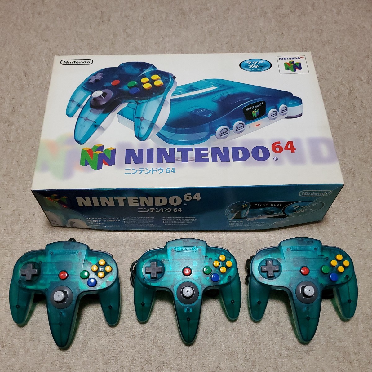 ヤフオク! -「nintendo 64 クリアブルー」の落札相場・落札価格