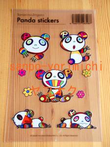 【新品・未開封】村上隆ステッカーパンダシールPANDA StickersカイカイキキTonari no Zingaro六本木ヒルズ