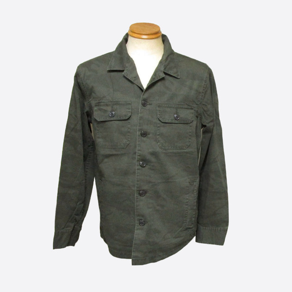 ★SALE★Abercrombie & Fitch/アバクロ★ミリタリーシャツジャケット (Camouflage/L)