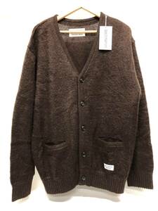 カーディガン　WACKO MARIAワコ マリア WMGP-CASINOCLUEB-KN01　D-BROWN　ダークブラウン　MOHAIR CARDIGAN モヘアカーディガンL