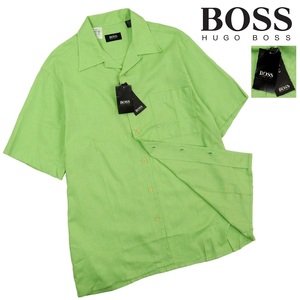 【B2249】【新品】【定価21,000円】HUGO BOSS ヒューゴボス 半袖シャツ サイズM