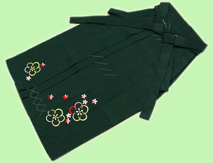 ** новый товар **3 лет для девочки * вышивка ввод ** hakama * зеленый цвет серия *
