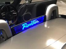 Valkyrie style ロードスターNC専用 NCEC　ウィンドディフレクター バージョンS Roadster 文字 LEDブルー リモコン付き/////_画像10