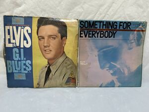 G183 LP レコード エルヴィス・プレスリー Elvis Presley 2枚まとめて/歌の贈りもの something for everybody/G.I.ブルース G.I.BLUES