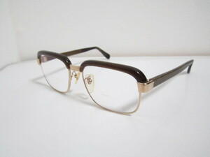  box * Vintage retro Empire UNIQUE TITAN 1650en pie yawe Lynn ton type brown group glasses secondhand goods 