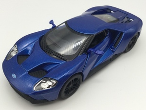 1台売り　ブルー　1/38 2017 フォードGT スポーツカー　エコブーストエンジン　Ford GT ミニカー