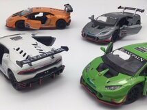 1台売り 白 1/36 ランボルギーニ ウラカン LP620-2 ブランパン・モデル ミニカー スーパートロフェオ ストラダーレ_画像4