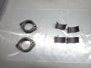 βED13-3 Kawasaki ZZ-R250 ZZR EX250H (H7 year ) original muffler flange 2 point set tenth color attaching damage less!