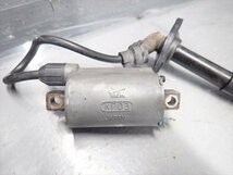 βED14-2 カワサキ エリミネーター250SE EL250A (H元年式) 純正 イグニッションコイル 動作正常！ラバー部破れ有り！_画像2