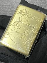 zippo 蜘蛛ですが、なにか？ ゴールド 両面刻印 希少モデル 2020年製 アニメ 魔王 GOLD ケース 保証書付き_画像2