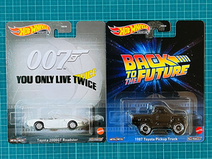 ホットウィール Toyota 2000GT Roadster｜1987 Toyota Pickup Truck トヨタ ロードスター ピックアップ トラック Back to the Future BTTF