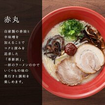 NEW 大人気 激うま 博多超人気店 博多 一風堂 博多豚骨激うまラーメン 絹ごし 1袋に2種類2食分 白丸・赤丸ラーメン 乾麺タイプ10_画像5