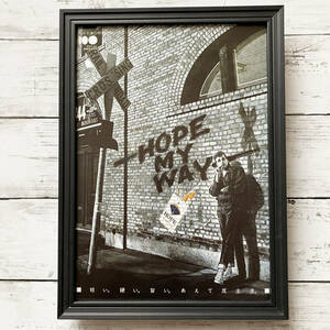 額装品◆HOPE ホープ タバコ たばこ HOPE MY WAY /80年代/昭和ポスター風広告/A4サイズ額入り/アートフレーム　YP18-1