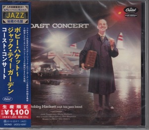 【CD】ボビー・ハケット～ジャック・ティーガーデン　/　コースト・コンサート　/　新品CD　JAZZ秘蔵の名盤【新品：送料100円】