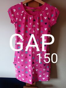 母の日 カード&シール プレゼント！150　GAP　ワンピース チュニック　両サイドポケット