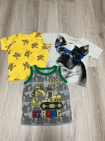 タンクトップ 半袖Tシャツ 90 3枚セット