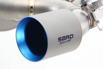 個人宅発送可能 SARD GRスープラ DB02 DB06 Ti-Z MUFFLER マフラー フルチタン 左右2本出し TOYOTA GR SUPRA RZ サード トヨタ (23009)_画像3