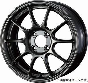 個人宅発送可能 ウエッズ Weds 15X7.0J +48 4穴 PCD100 EJ-TI ホイール 1本 WEDSSPORT TC-105X ティーシーイチマルゴエックス (73570)