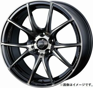 個人宅発送可能 ウエッズスポーツ WedsSport 18X9.5J +38 5穴 PCD114.3 ZBB ホイール 1本 SA-10R エスエーイチマルアール (72636)