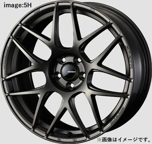 個人宅発送可能 ウエッズスポーツ WedsSport 18X8.5J +50 5穴 PCD114.3 EJ-BRO M14 ホイール 1本 SA27R エスエーニーナナアール (74197)