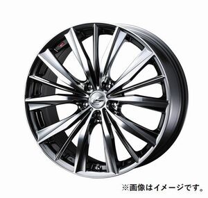 個人宅発送可能 ウエッズ Weds 19X8.0J +48 5穴 PCD114.3 BMCMC ホイール 1本 LEONIS VX レオニス・ブイエックス (33290)