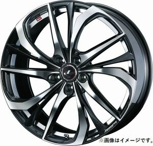 個人宅発送可能 ウエッズ Weds 18×7.0J +55 5穴 PCD114.3 PBMC ホイール 1本 LEONIS TE レオニス・ティーイー (38780)