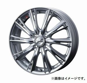 個人宅発送可能 ウエッズ Weds 15X5.5J +43 4穴 PCD100 HSMC ホイール 1本 LEONIS WX レオニス・ダブルエックス (33862)