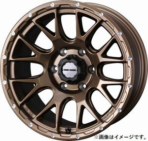 個人宅発送可能 ウエッズ Weds 15X6.0J +33 6穴 PCD139.7 BRO ホイール 1本 MUD VANCE 08 マッドヴァンス ゼロエイト (41139)