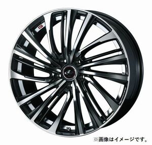 個人宅発送可能 ウエッズ Weds 17X7.0J +53 5穴 PCD114.3 PBMC ホイール 1本 LEONIS FS レオニス・エフエス (39982)