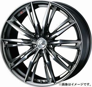 個人宅発送可能 ウエッズ Weds 19X8.0J +35 5穴 PCD114.3 BMCMC ホイール 1本 LEONIS GX レオニス・ジーエックス (39389)