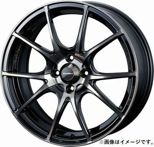 個人宅発送可能 ウエッズスポーツ WedsSport 15X6.0J +38 4穴 PCD100 ZBB ホイール 1本 SA-10R エスエーイチマルアール (72616)