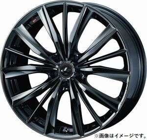 個人宅発送可能 ウエッズ Weds 19X8.0J +48 5穴 PCD114.3 BMC1 ホイール 1本 LEONIS VX レオニス・ブイエックス (39260)