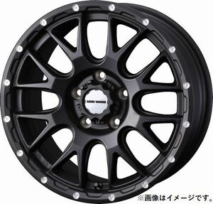 個人宅発送可能 ウエッズ Weds 15X6.0J +00 5穴 PCD139.7 BLK ホイール 1本 MUD VANCE 08 マッドヴァンス ゼロエイト (41124)