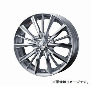 個人宅発送可能 ウエッズ Weds 15X6.0J +43 4穴 PCD100 HSMC ホイール 1本 LEONIS VX レオニス・ブイエックス (33237)