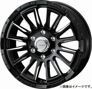 個人宅発送可能 ウエッズ Weds 17X6.5J +38 6穴 PCD139.7 BLK ホイール 1本 McCOYS RV-5 マッコイズ アールブイファイブ (40985)