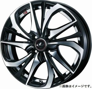 個人宅発送可能 ウエッズ Weds 17×6.5J +42 4穴 PCD100 PBMC ホイール 1本 LEONIS TE レオニス・ティーイー (38753)