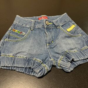 デニムショートパンツ ショートパンツ フィオルッチ 150 バックプリント 599→333