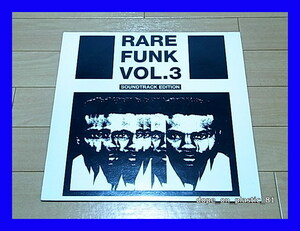 V.A. / Rare Funk Vol. 3 - Soundtrack Edition/Johnny Pate/Eric And The Vikings/Gordon Staples/5点以上で送料無料!!!/LP