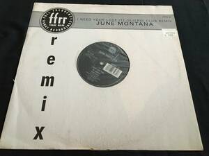 ★June Montana / I Need Your Love (Te Quiero) 12EP★ qsdc1