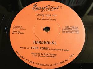 ★Hardhouse / Check This Out 12EP ★qsdc3 Todd Terry!