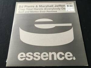 ★DJ Pierre & Marshall Jefferson / Clap Your Hands (Everybody Dance) (Sant & Matteo Esse Remixes) 12EP ★qsHS1