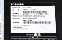 中古ノートパソコン 東芝 dynabook N300/02AD Intel Atom N550 10.1型ワイド 薄型軽量 起動確認済 代引き可_画像8