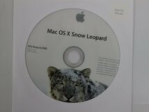 中古品 Apple Mac OS X Snow Leopard OS オペレーティングシステム 1枚セット「その他 01 10」_画像2