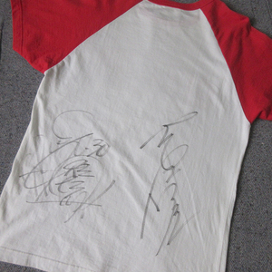  autographed!# New Japan Professional Wrestling T-shirt shelves ......U-30 G1ta Gree g Vintage 