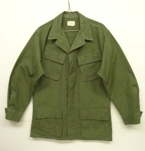 60s ヴィンテージ アメリカ軍 US ARMY JUNGLE FATIGUE リップストップ ファティーグジャケット S-R VINTAGE 60年代