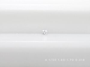 A 1/50ctメレダイヤ(1.60-1.70mm) 1個0.018ct販売