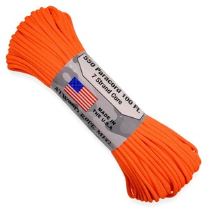 ATWOOD ROPE 550pala code type 3 neon orange [ 30m ] Ato do rope ARM Neon